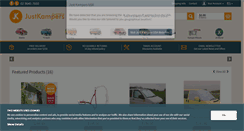 Desktop Screenshot of justkampers.com.au