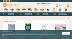 Desktop Screenshot of justkampers.com